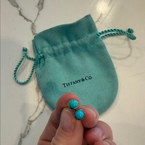 Tiffany & Co. Aqua Blue Stud Earrings